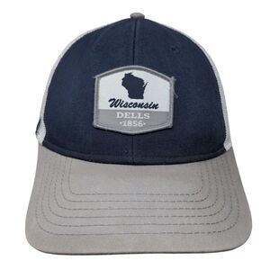 Wisconsin Dells 1856 Snapback Trucker Hat Multicolor OS Mesh Back Jacobson Hat